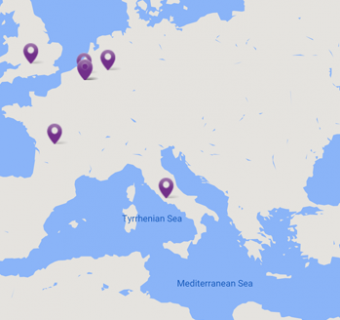 Map of European Catalent sites
