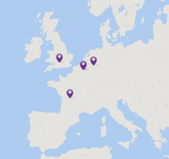 Map of European Catalent sites